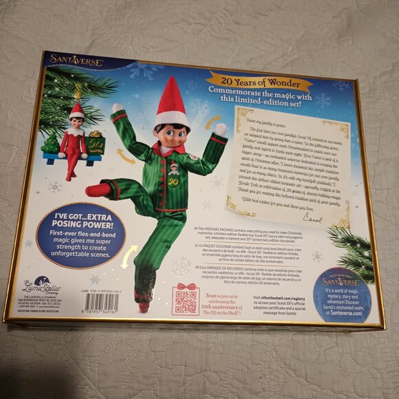 NEW Elf on the Shelf a Christmas Tradition Limited 20th Anniversary Edition - Picture 14 of 15